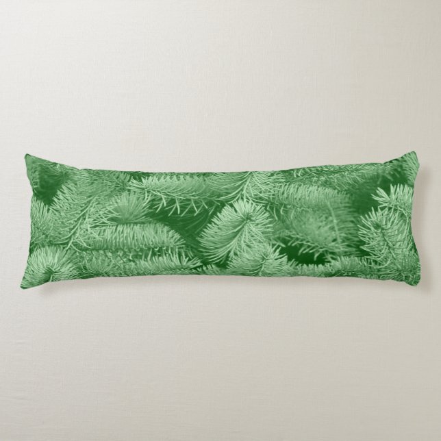 Coussins Longs Épinette de Noël (Devant)