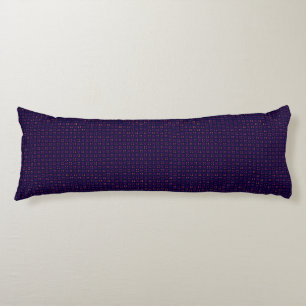 Coussins Longs Équipe sportive violette et orange School Spirit