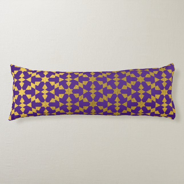 Coussins Longs Ethnic Marocain Motif géométrique (Devant)