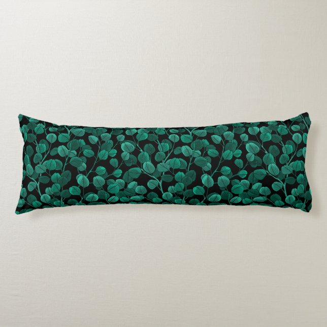 Coussins Longs Eucalyptus noir (Devant)