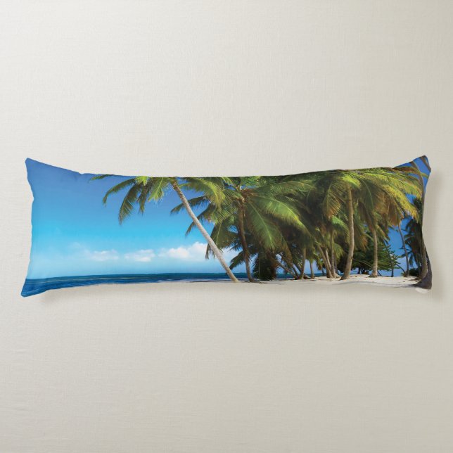 Coussins Longs Exotic beach throw pillow (Devant)