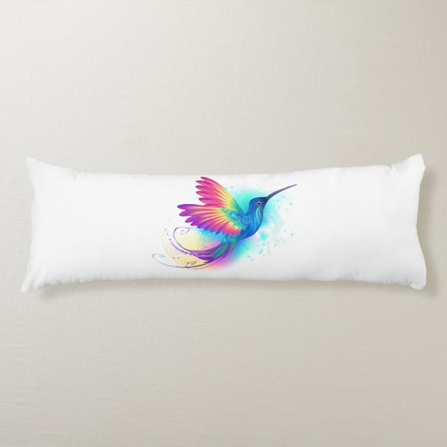 Coussins Longs Exotic Rainbow Hummingbird (Devant)