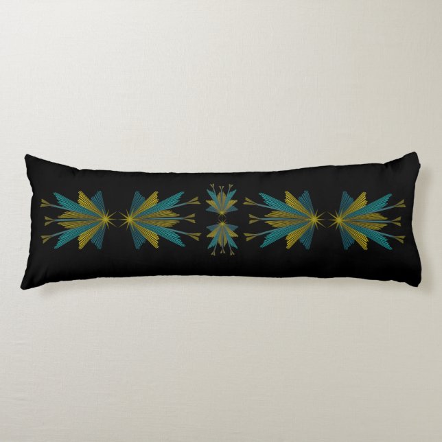 Coussins Longs Fairy Stars Black Body Oreiller (Devant)