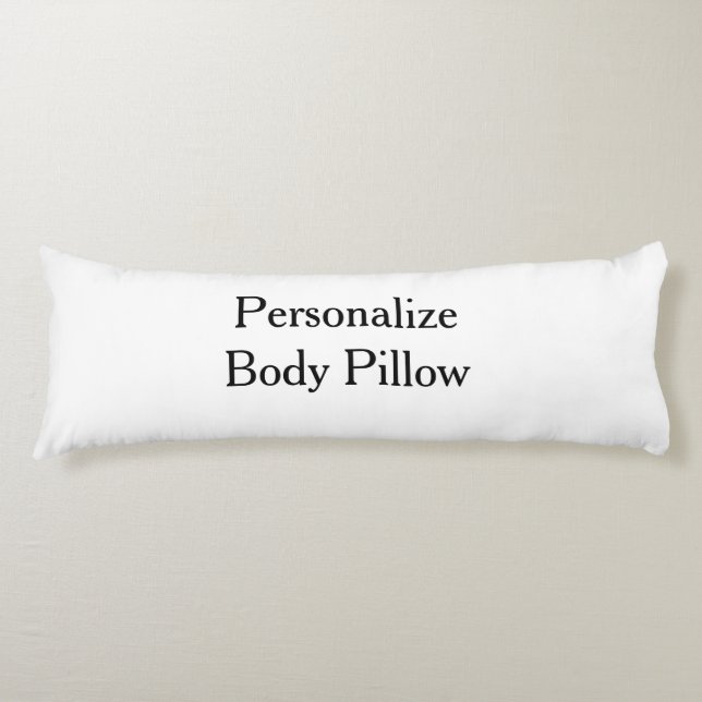 Coussins Longs Faites Votre Propre Oreiller de Corps Simple (Devant)