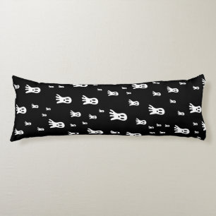 Coussins Longs Fantômes d'Halloween foncé