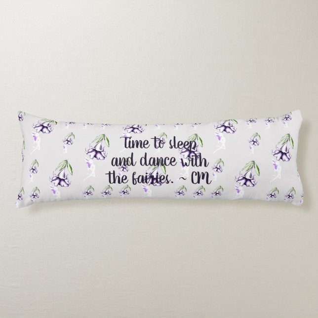 Coussins Longs Fées dans mon jardin (Devant)