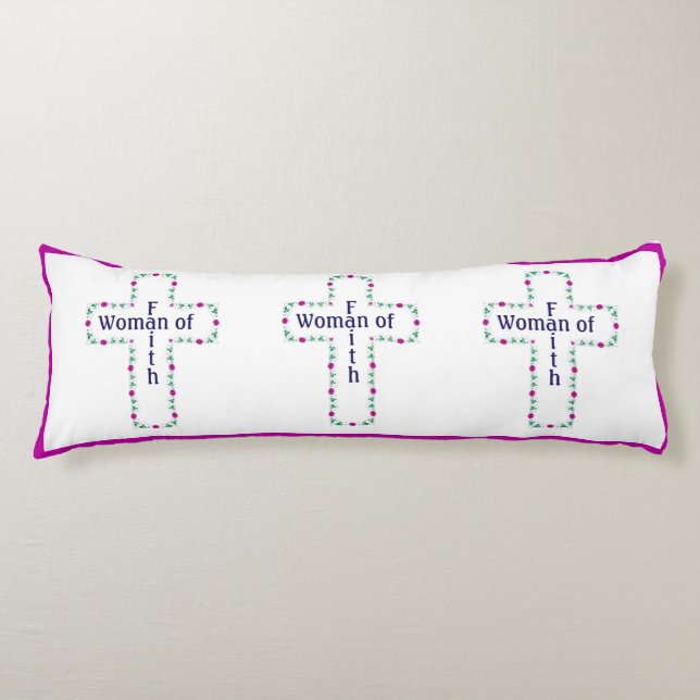 Coussins Longs Femme de foi (Devant)