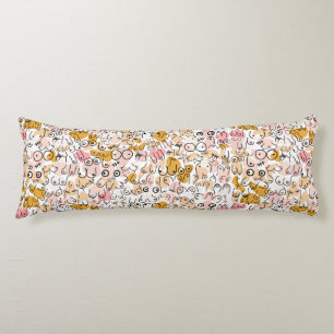 Coussins Longs femme motif drôle poitrine