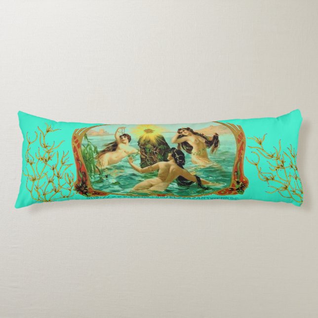 Coussins Longs "Fête de la sirène" (Devant)