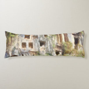 Coussins Longs Fethiye Tombes Lycian Anciennes Aquarelle