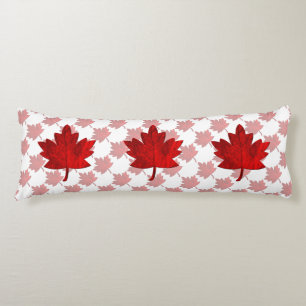 Coussins Longs Feuille d'érable du Canada par Shirley Taylor