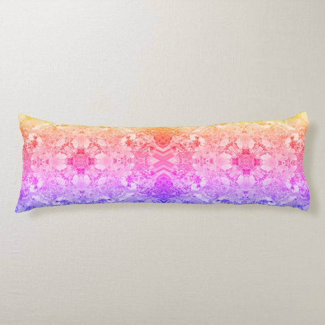 Coussins Longs Feuilles d'automne Méditoriale Mandala Art 3 Oreil (Devant)