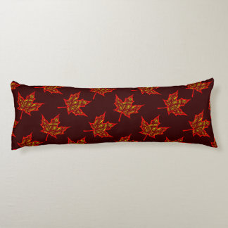 Coussins Longs Feuilles de feu