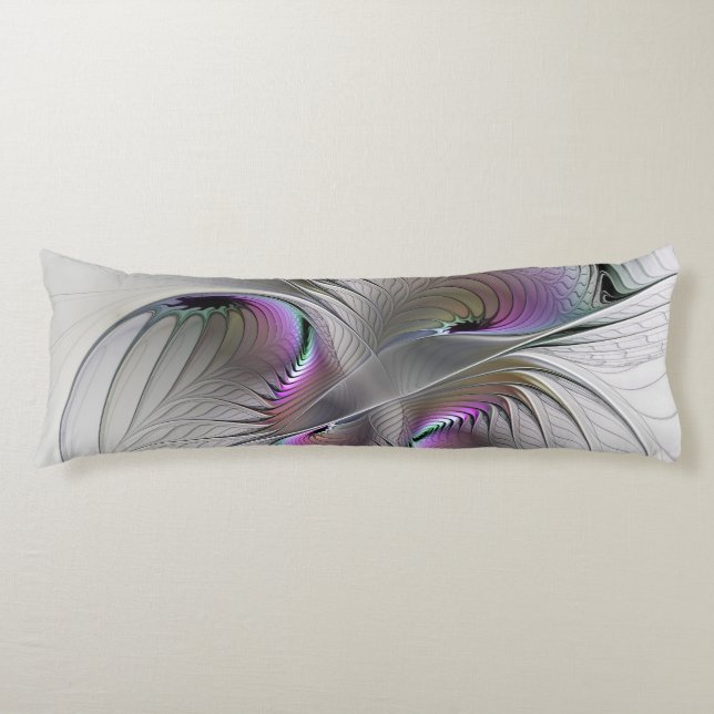 Coussins Longs Figure de fantaisie abstraite moderne timide Art f (Devant)