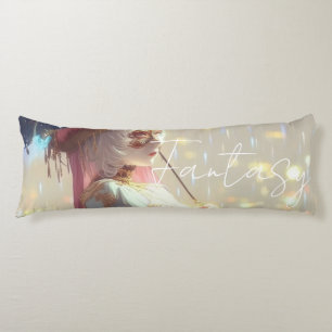 Coussins Longs Fille Fantastique Mystérieuse - Esthétique d'Art O