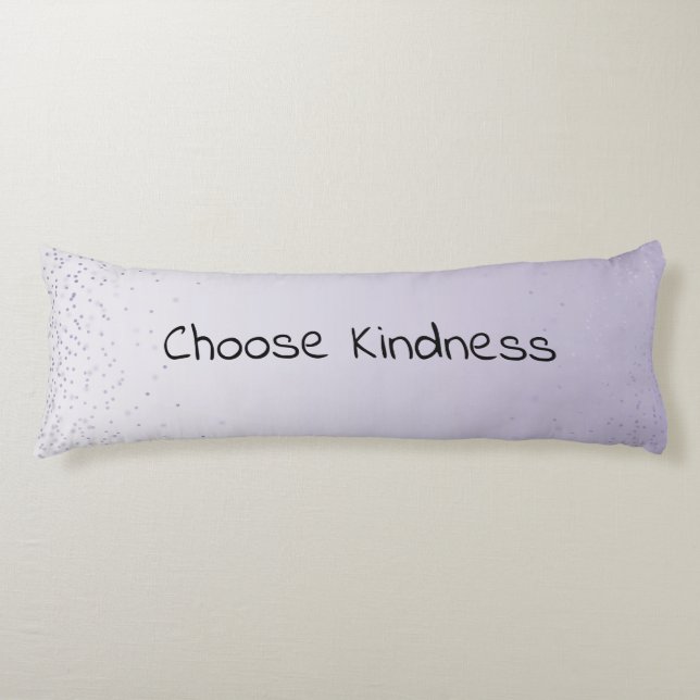 Coussins Longs Fille Lilac Violet Confetti Glam Ombre (Devant)