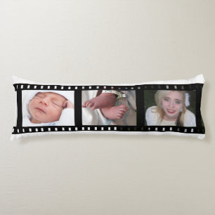 Coussins Longs Filmstrip personnalisé 6 images oreiller de corps