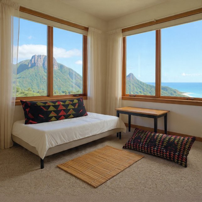 Coussins Longs Fire Leaf (Créateur téléchargé)