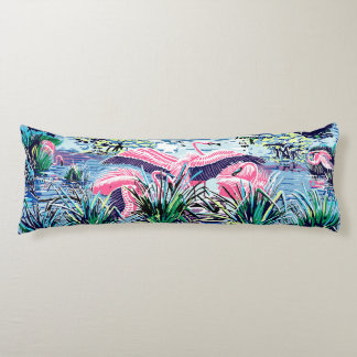 Coussins Longs Flamant rose