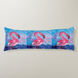 Coussins Longs Flamant rose