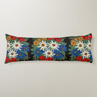 Coussins Longs Fleur alpine suisse Edelweiss