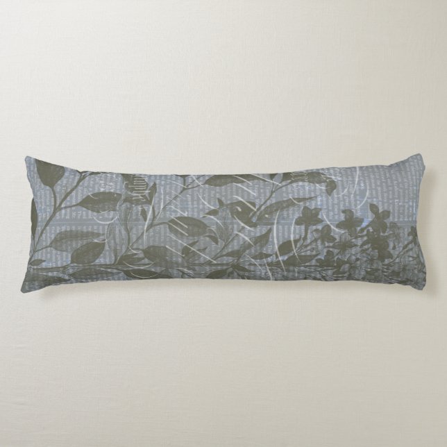 Coussins Longs Fleur de Bleu I (Devant)