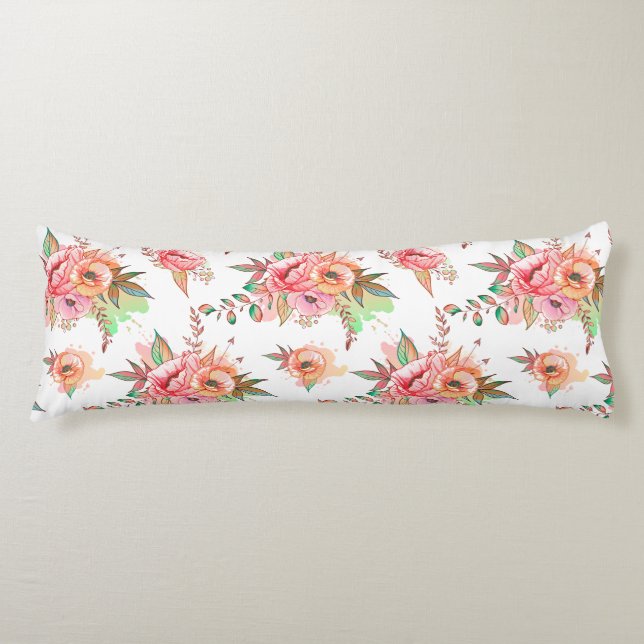 Coussins Longs fleur de printemps (Devant)