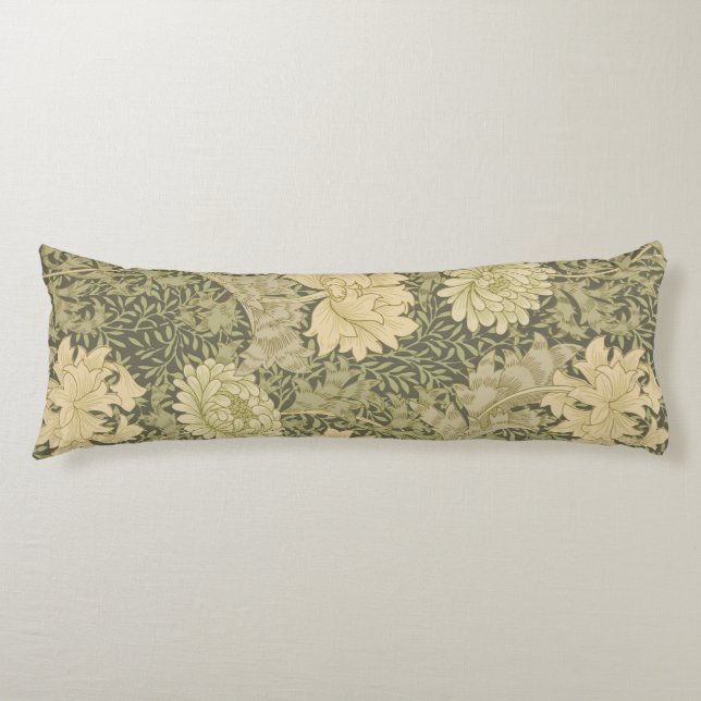 Coussins Longs Fleur de Sauge Chrysanthème de William Morris (Devant)