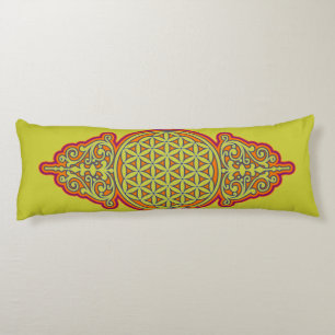 Coussins Longs Fleur de vie / Blume des Lebens - vintage VII