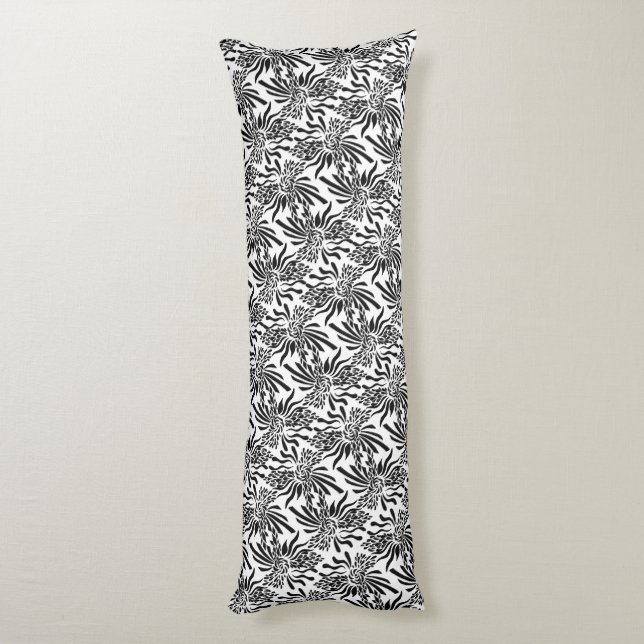 Coussins Longs Fleur sophistiquée (Dos (Vertical))