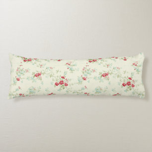 Coussins Longs Fleurs chics Shabby