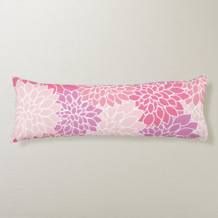 Coussins Longs Fleurs Dahlia, Motif De Fleurs, Dahlia Rose