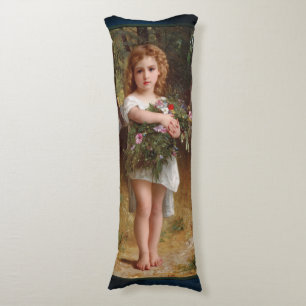 Coussins Longs Fleurs De Printemps par William Bouguereau