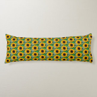 Coussins Longs Fleurs de soleil avec abeille