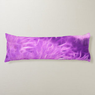 Coussins Longs Fleurs de teintes violettes transformées