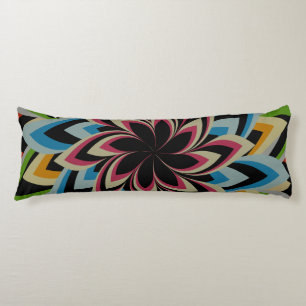 COUSSINS LONGS FLEURS D'ESCALIERS COLORÉES