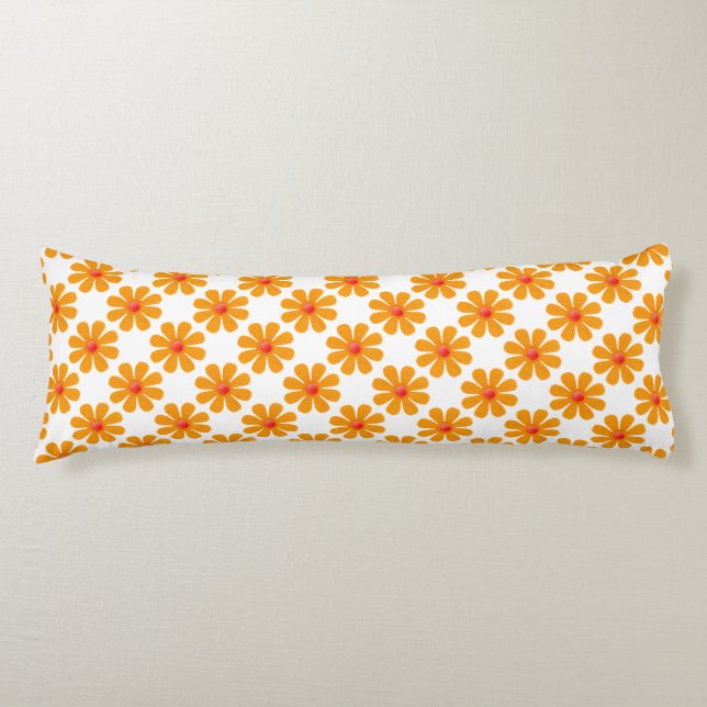 Coussins Longs Fleurs d'oranges de printemps pour décoration fami (Devant)