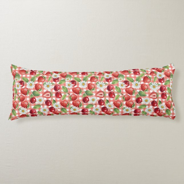 Coussins Longs Fleurs et Fruits (Devant)