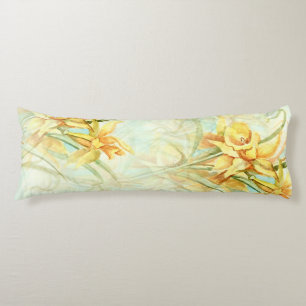 Coussins Longs Fleurs Jaunes Sauvages