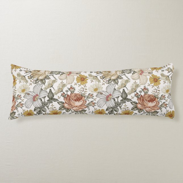 Coussins Longs Fleurs magnifiques (Devant)