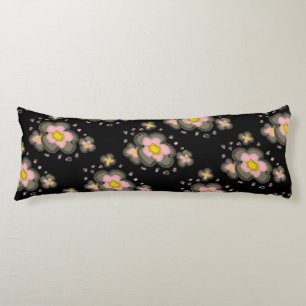 Coussins Longs Fleurs roses