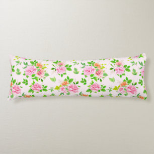 Coussins Longs Fleurs Roses florales Motif-23656