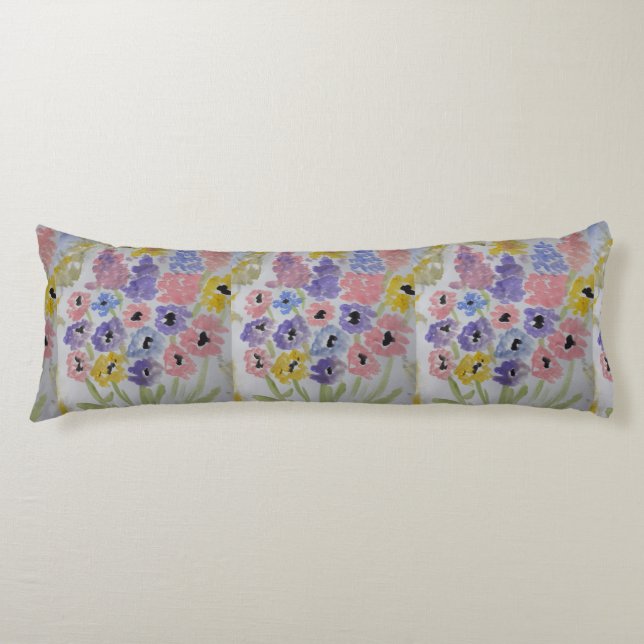 Coussins Longs Fleurs sauvages d'été (Devant)