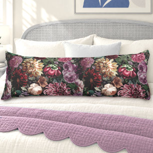 Coussins Longs Fleurs sauvages florales vintage colorées élégante