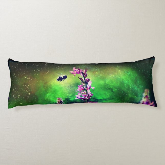 Coussins Longs Fleurs sauvages N Abee Contre L'Oreiller Corps Mon (Dos)