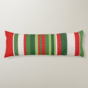 Coussins Longs Fond à motif rayé vibrant