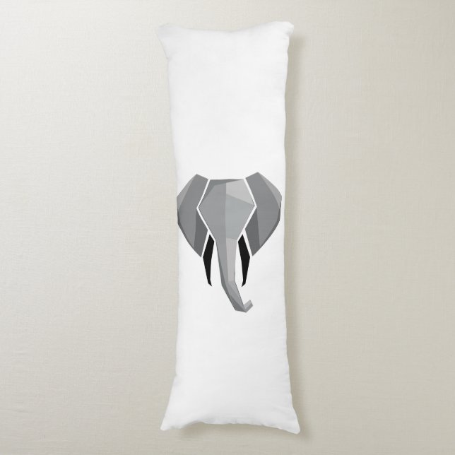 Coussins Longs Formes simples Géométrie Tête d'éléphant (Devant (Vertical))