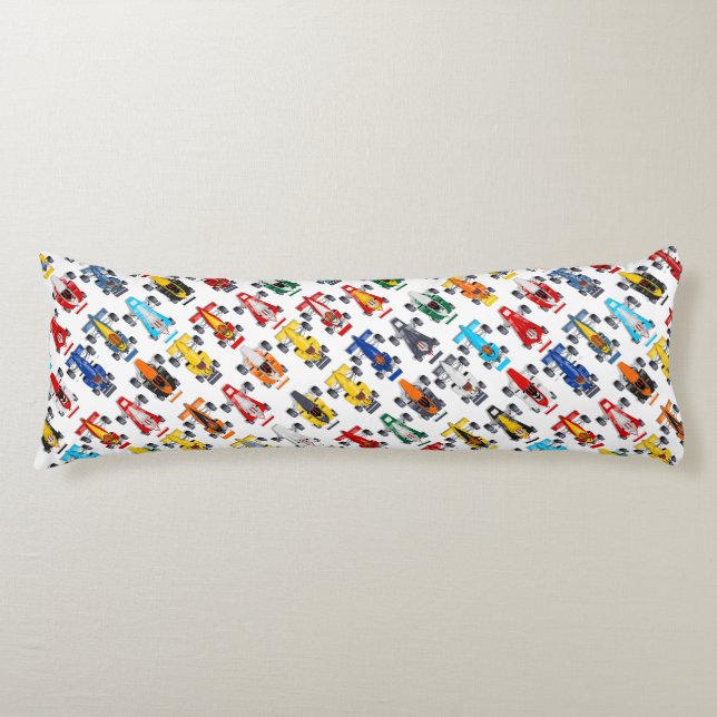 Coussins Longs Formula 1 race cars (Devant)