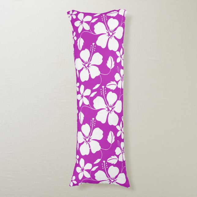 COUSSINS LONGS FRAMBOISE HULA HAWAIENNE (HIBISCUS) (Devant (Vertical))