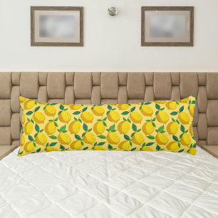 Coussins Longs Fruit citron mignon en été